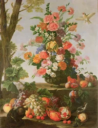 Blomsterstycke, 1600-talet